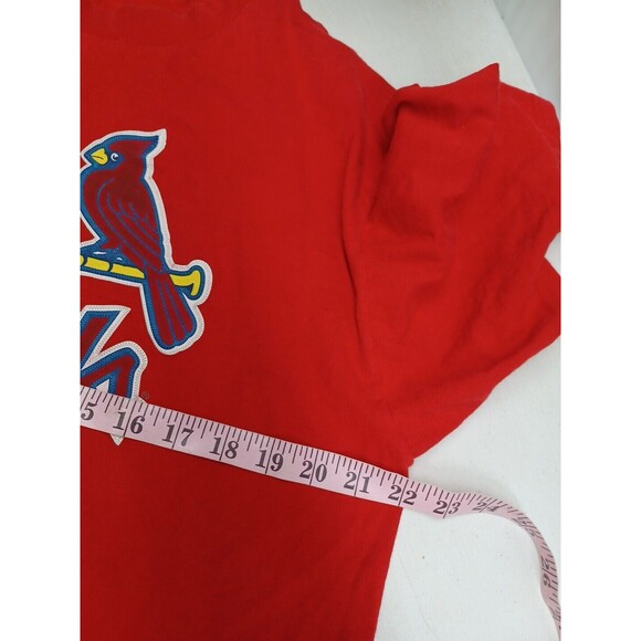 Vintage Lee Sport St Louis Cardinals Albert Pujols L Short Sleeve Shirt Mens - Picture 9 of 12
